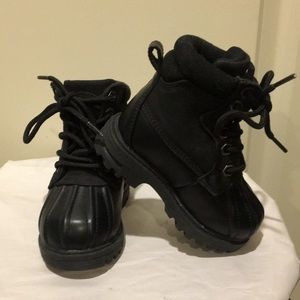 NWOT! Lugz Kids lace up construction boots memory foam insole slip resistance 5